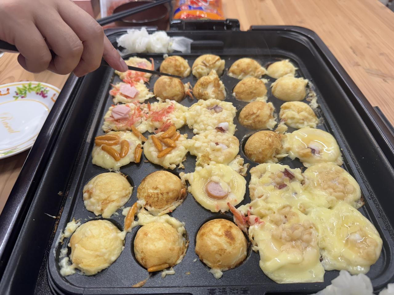 たこ焼きパーティーしました🐙🐙